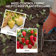 Heavy Duty Weed Control Membrane 2m x 90m 90gsm Ground Cover for Garden and Landscaping by Outsunny