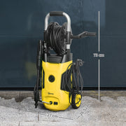 1800W High Pressure Washer 150 Bar with Adjustable Nozzle and 6M Hose for Car and Patio by Outsunny AOSOM