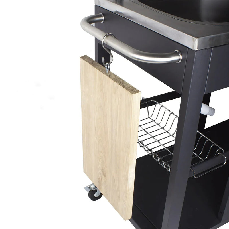 Outdoor Kitchen 4 Burner Gas BBQ with Side Burner