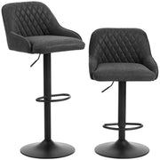 Adjustable bar stools - Black