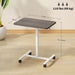 White Grey Manual Adjustable Sit to Stand Desk 75-115cm by HOMCOM