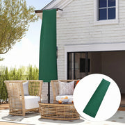 Parasol Cover for Garden Umbrellas Weather Protection with Secure Fastening, Green Outsunny