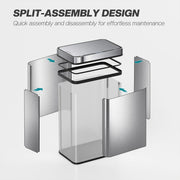 Sensor Kitchen Bin 50L with Motion Sensor for Hygienic Hands Free Waste Silver AOSOM