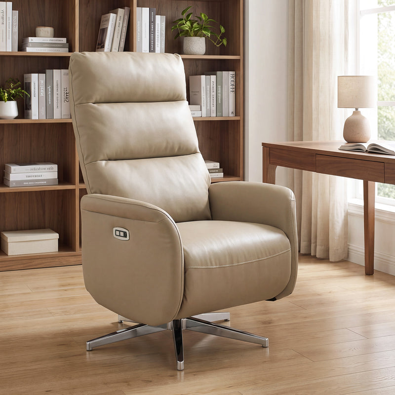 Electric Recliner Chair With Full-Body Support and USB Charging for Living Room Comfort