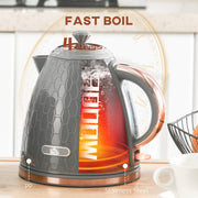Honeycomb Kettle, Grey
