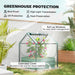 Green 61 x 61cm Garden Planter Bed with Protective Cover by Outsunny