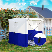 Dark Blue 2 x 2m Pop Up Gazebo with Accessories for Outdoor Events by Outsunny