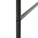 Black Metal Garden Arch for Climbing Plants Roses and Vines 240H cm by Outsunny