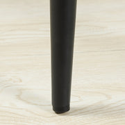 Set of 2 Blue Velvet Bar Stools with Steel Legs for Kitchen Island or Dining Area