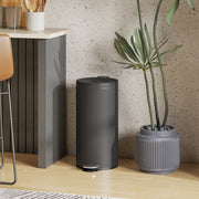 30L Pedal Kitchen Bin with Soft Close Lid and Removable Inner Bucket for Home Use Black