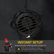 Air blower grille on the black fabric with instant setup callout
