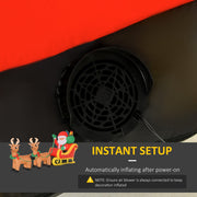 Internal fan on the underside of the sleigh with an Instant Setup callout
