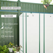 Three Tier Mini Greenhouse White Portable Plant Grow House by Outsunny