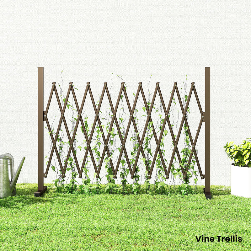 Outdoor dining table with weather-resistant surface for garden use grey AOSOM