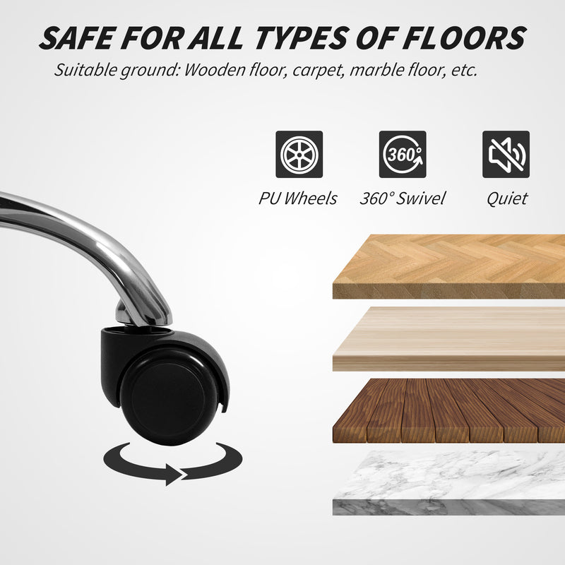 Ergonomic Swivel Office Chair With Linen Look Upholstery For Home Or Desk Use Black