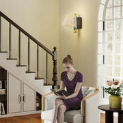 Black LED Wall Lights 2 Pack with Adjustable Colour Temperature for Bedroom or Hallway