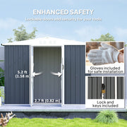 Front view labelling the 82 cm wide and 158 cm high door opening, with gloves and lock insets