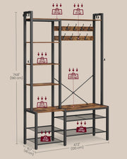 Dimensions diagram showing the unit at 190 cm tall, 120 cm wide and 40 cm deep with weight limits
