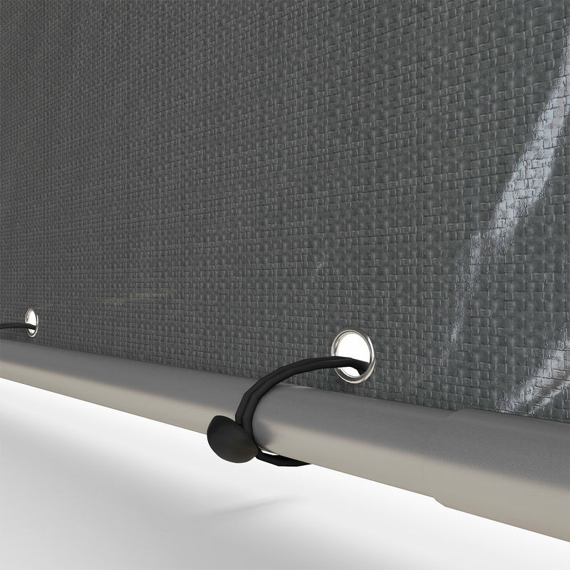 Light Grey Garden Storage Shed Tent 1.6 x 2.2m With Accessories Waterproof by Outsunny