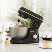 1300W Kitchen Stand Mixer with Accessories Black by HOMCOM