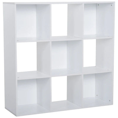 9 Cube Storage Organiser, 91.5L x 29.5W x 91.5H cm Homcom