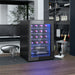 Black 20 Bottle Countertop Wine Fridge 5-18℉ Temperature Control by HOMCOM