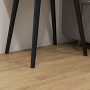 Set of 2 Industrial Bedside Tables With Removable Fabric Drawers Tall Design Rustic Brown AOSOM