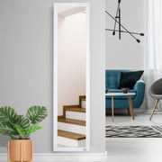 Full Length Dressing Mirror for Bedroom or Hallway with Freestanding Design, White