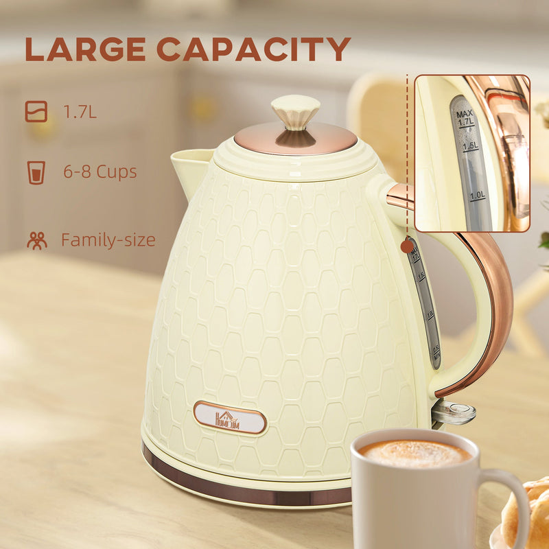 Honeycomb Kettle, Beige