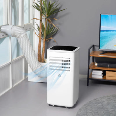 9,000 BTU Smart WiFi Portable AC, Remote, LED Homcom