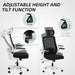 Black Adjustable Swivel Office Chair with Padded Seat by HOMCOM