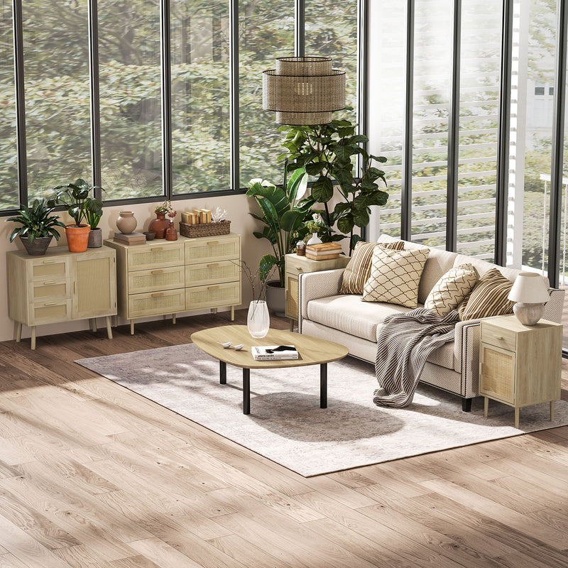 Chest of Drawers with 6 Spacious Storage Drawers for Organised Bedrooms Oak