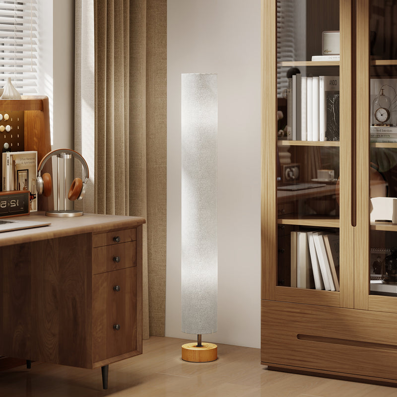 Modern LED Floor Lamp with Adjustable Colour Temperatures for Living Room Use, Grey