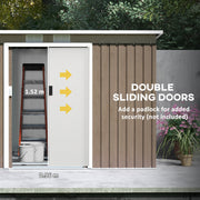 Door panel labelling the 96 cm wide and 152 cm high opening, captioned double sliding doors