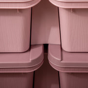 Kids Storage Unit with Six Fabric Drawers Ideal for Toys and Books Organisation, Pink