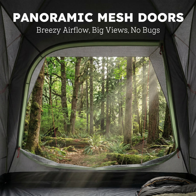 SUV Tailgate Tent Waterproof Shelter for Camping and Picnics with Tall Standing Room Grey