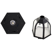 Tall Solar Garden Post Light With LED Lantern For Outdoor Pathways And Driveways