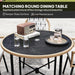 Light Brown 5 Piece Rattan Patio Dining Set with Cushions and Glass Table by Outsunny
