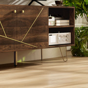 Modern 130cm TV Stand Cabinet for up to 60 Inch TV with Adjustable Shelves by HOMCOM