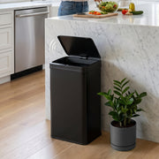 Sensor Kitchen Bin 50L Touch-Free Motion Sensor for Hygienic Waste Disposal Black Homcom