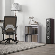 2 Tier Small White Bookcase With Adjustable Shelf For Home Office Or Study Storage