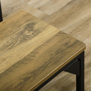 4 Seater Dining Table and Bench Set with Space Saving Design for Kitchen or Dining Room Natural