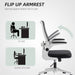 Black Mesh Back Adjustable Swivel Office Chair with Ergonomic Design by HOMCOM