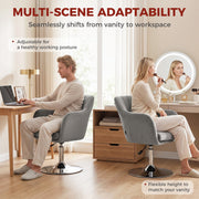 Swivel Lounge Chair Grey - image 6
