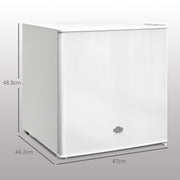 35L Compact Mini Freezer with Adjustable Temperature Control Ideal for Small Spaces White