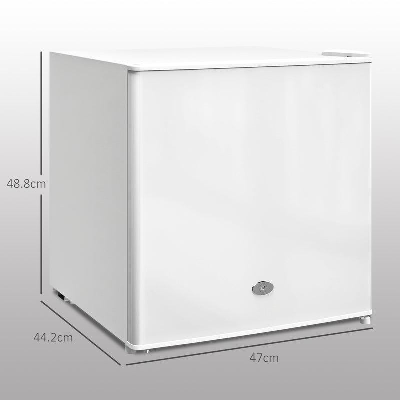 35L Compact Mini Freezer with Adjustable Temperature Control Ideal for Small Spaces White
