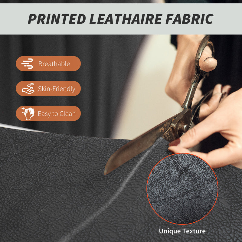 Black Reclining Office Chair With Lumbar Support Pillow For All Day Comfort