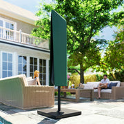 Cantilever Garden Parasol Cover for Year Round Weather Protection Easy Fit, Dark Green Outsunny