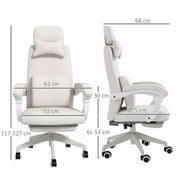 Image of an Adjustable Office Chair With Lumbar Support.