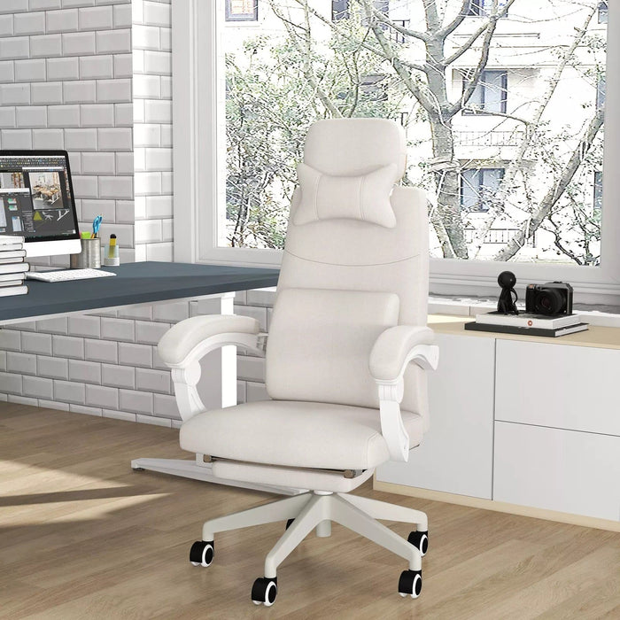 Image of an Adjustable Office Chair With Lumbar Support.